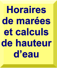 Horaires de marées et calculs de hauteur d’eau Horaires de marées et calculs de hauteur d’eau