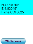 N 45.10915° E 4.83049° Fiche CCI 3025 26 Gervans