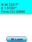 N 46.72217° E 1.57297° Fiche CCI 20949 36 Luant