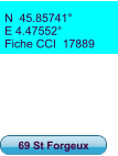 N  45.85741° E 4.47552° Fiche CCI  17889 69 St Forgeux