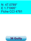N  47.0789° E 1.71995° Fiche CCI 4781 36 Guilly