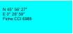 N 45° 56′ 27′′ E 0° 28′ 59′′  Fiche CCI 6988