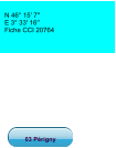 N 46° 15′ 7′′  E 3° 33′ 16′′ Fiche CCI 20764 03 Périgny