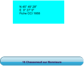 16 Chasseneuil sur Bonnieure N 45° 49' 29''  E  0° 27' 5''   Fiche CCI 1668
