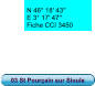 N 46° 18′ 43′′   E 3° 17′ 47′′ Fiche CCI 3450 03 St Pourçain sur Sioule