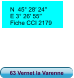 63 Vernet la Varenne N  45° 28′ 24′′ E 3° 26′ 55′′ Fiche CCI 2179