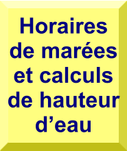 Horaires de marées et calculs de hauteur d’eau